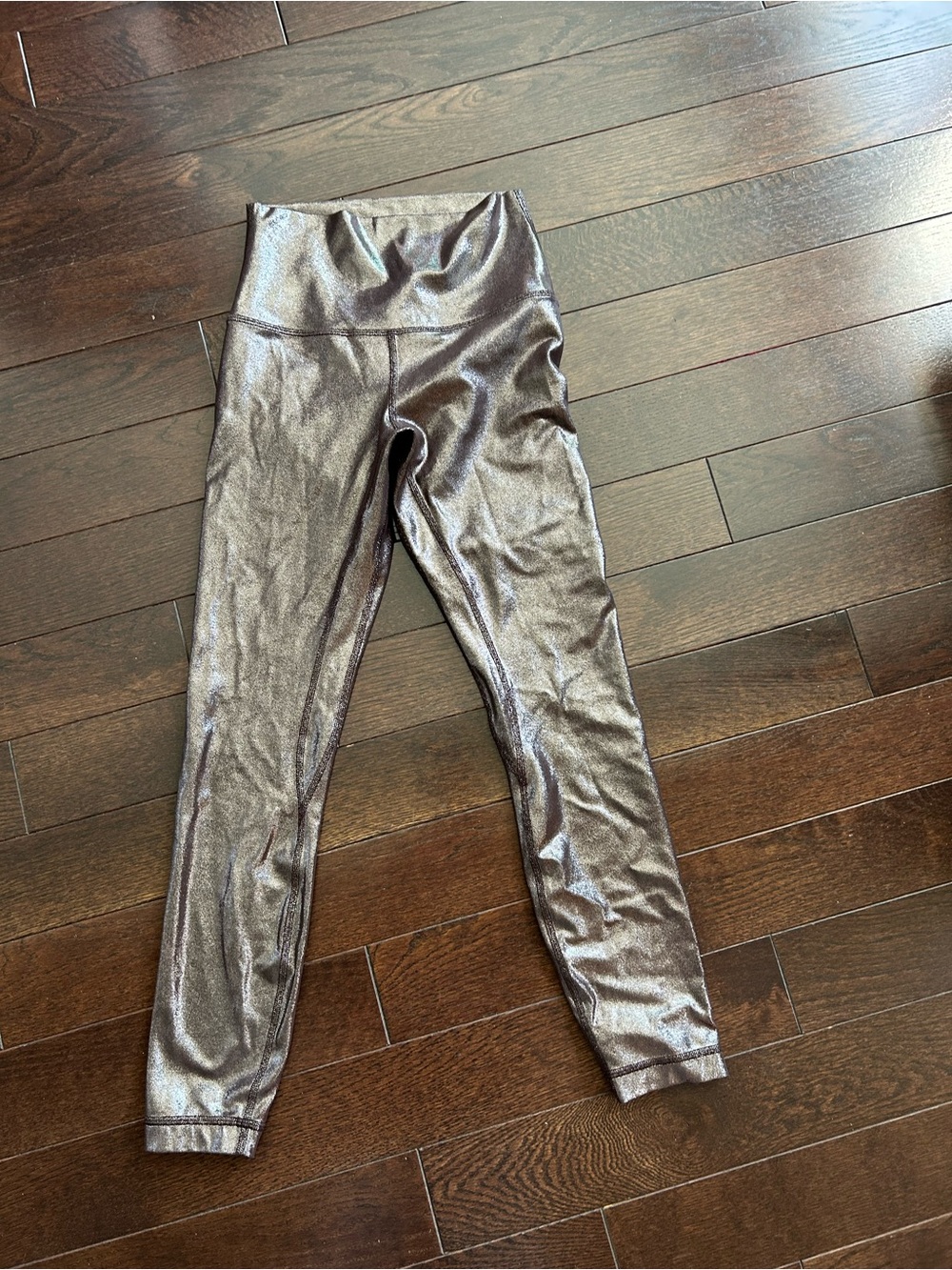 lululemon athletica Metallic Brown Active leggings like new